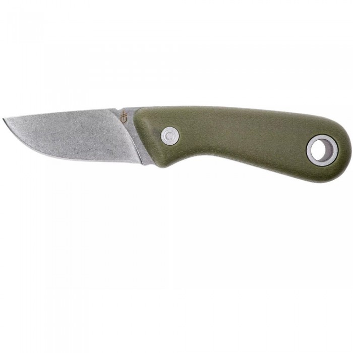 [해외]거버 접는 Ourtdoor 칼 Vertebrae Fixed Blade Blister 4139481879 Green / Chrome