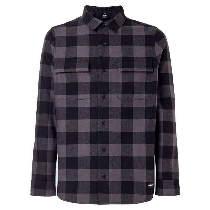 [해외]오클리 APPAREL Bear Cozy Flannel 긴팔 셔츠 4138143983 Black / Grey Check