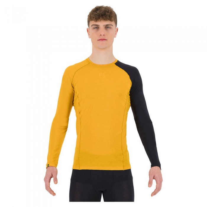 [해외]카포스 Dinamico Merino 130 긴팔 베이스 레이어 4141208466 Golden / Black