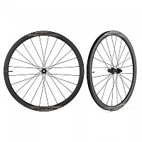 [해외]미케 Graff Route 28´´ 700C CL Disc Tubeless 그래블 휠 세트 1141017465 Black