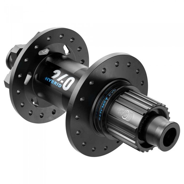 [해외]디티스위스 240 Disc IS 6B Boost Shimano Micro Spline 뒷 허브 1141234930 Black