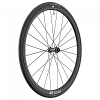 [해외]디티스위스 AR 1600 Spline 30 700 WTS CL Disc Tubeless 도로 자전거 앞바퀴 1141234958 Black