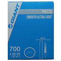 [해외]GIANT Presta 60 mm Smooth Ultra Light 내부 튜브 1140995880 Black