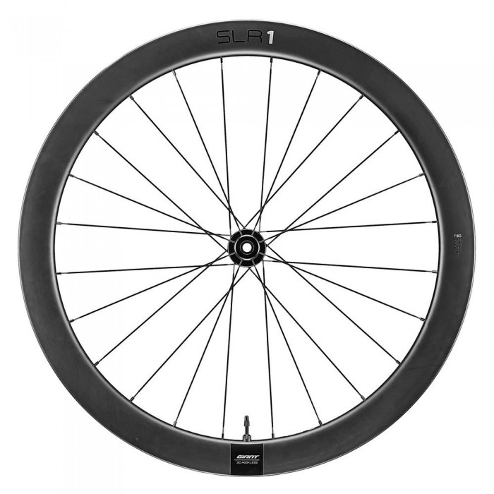 [해외]GIANT SLR 1 CL Disc Tubeless 도로 자전거 앞바퀴 1141025813 Black