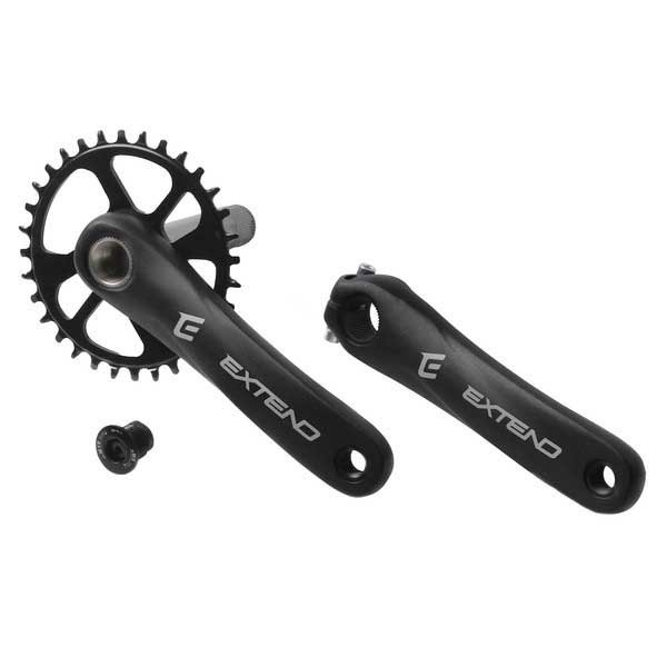 [해외]EXTEND MTB CR12 Direct Mount 크랭크셋 1141187106 Black