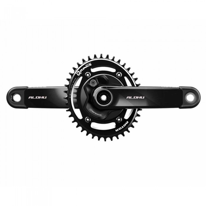 [해외]ROTOR Aldhu Carbon Gravel Q 파워미터가 장착된 크랭크셋 1139464251 Black