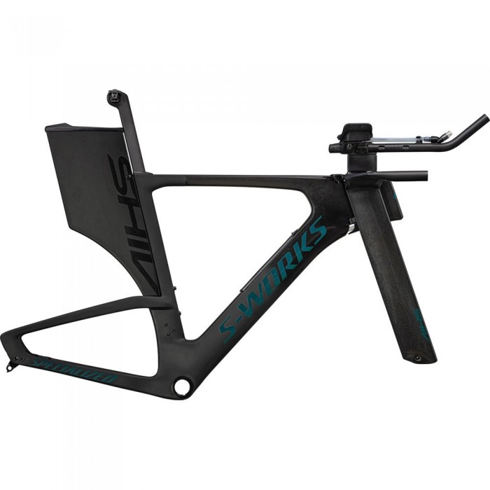 [해외]스페셜라이즈드 S-Works Shiv LTD 2024 로드 프레임 1141212705 Gloss Black Nearly Black Smoke Granite Teal