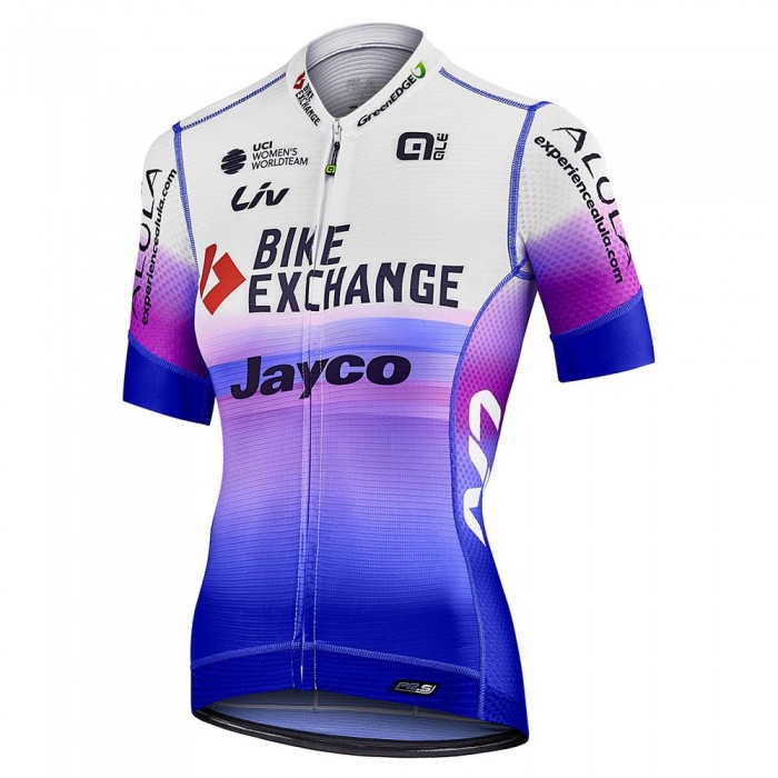 [해외]LIV 팀 BikeExchange Jayco 반팔 저지 1141093384 Blue / White