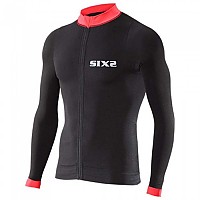[해외]SIXS BIKE4 STRIPES long sleeve compression 긴팔 베이스 레이어 1141176933 Black/Red