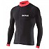 [해외]SIXS BIKE4 STRIPES long sleeve compression 긴팔 베이스 레이어 1141176933 Black / Red