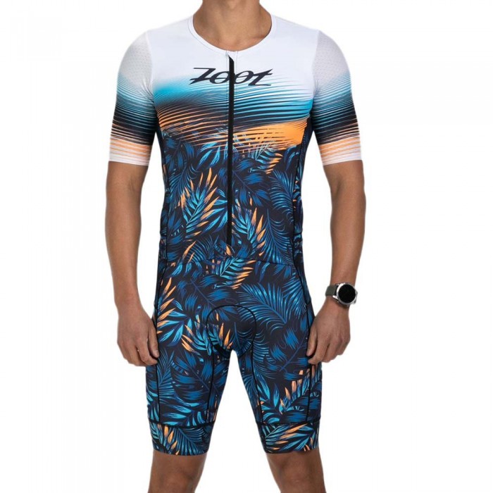 [해외]ZOOT LTD Tri Aero Racesuit 반팔 트라이어슬론 1141044837 Club Aloha