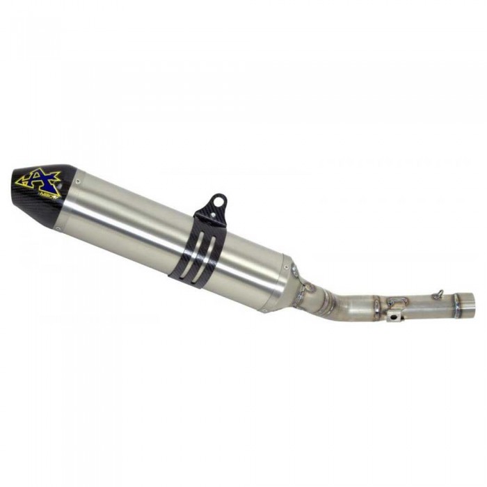 [해외]ARROW Thunder Aluminium With Carbon End Cap Honda CRF 250 L ´17-18 인증된 머플러 9140449216 Silver