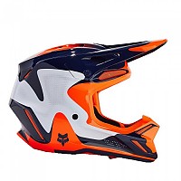 [해외]FOX RACING MX V3 Revise 오프로드 헬멧 9141212545 Navy / Orange