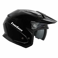 [해외]HEBO Zone 5 Mono V6 오픈 페이스 헬멧 9141237021 Black