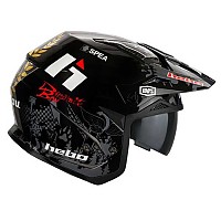 [해외]HEBO Zone 5 Toni Bou 34 오픈 페이스 헬멧 9141237031 Black