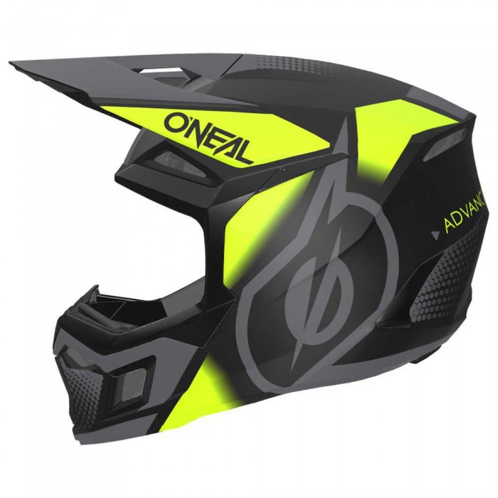 [해외]오닐 3SRS Vision 오프로드 헬멧 9140270163 Black / Neon Yellow / Grey