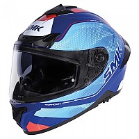 [해외]SMK Typhoon Mystic 풀페이스 헬멧 9141187612 Red / Light Blue / Blue