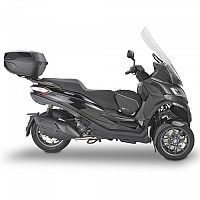 [해외]기비 Piaggio MP3 HPE 400/Sport 400/530 Exclusive 2022-2023 탑 케이스 후면 피팅 9141003316 Black