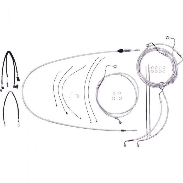 [해외]MAGNUM 핸들바 케이블 키트 Chromite II? 3871212 9140144027 Chrome