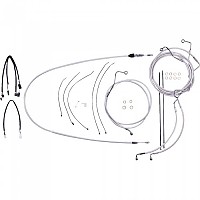 [해외]MAGNUM Chromite II? 3871213 핸들바 케이블 키트 9140144028 Chrome