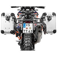 [해외]투라텍 Zega EVO X 38/38L Black Rack KTM 1290 Super Adventure S/R 사이드 케이스 세트 9141177208 Silver / Black