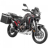 [해외]투라텍 ZEGA Evo And-Black 38/45L Steel Black Rack Honda CRF1100L Africa Twin 2021 사이드 케이스 세트 9141190329 Black / Black