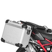 [해외]투라텍 ZEGA Evo And-S 38/45L Steel Honda CRF1100L Africa Twin 2021 사이드 케이스 세트 9141190339 Silver / Silver