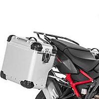 [해외]투라텍 ZEGA EVO X And-S 38/38L Stainless Steel Honda CRF1100L Africa Twin 2021 사이드 케이스 세트 9141190361 Silver / Silver