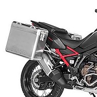 [해외]투라텍 ZEGA Mundo 31/38L Steel Honda CRF1100L Africa Twin 2021 사이드 케이스 세트 9141190381 Silver / Silver