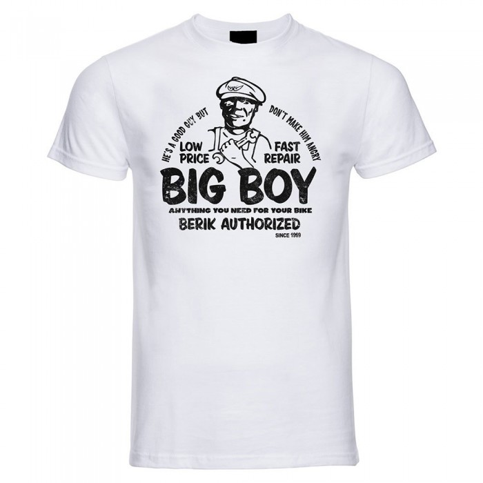 [해외]BERIK Big Boy 반팔 티셔츠 9141084044 White / Black Dgt. Print