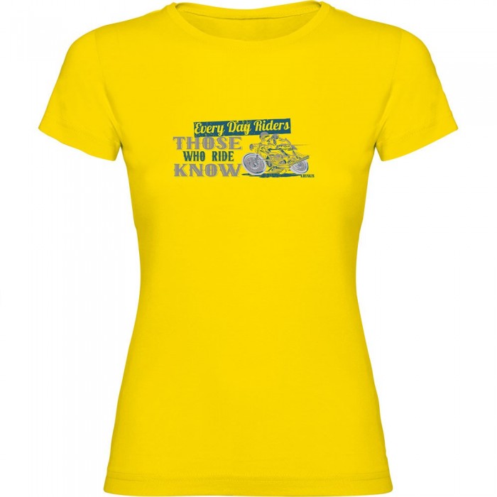 [해외]KRUSKIS Every Day Riders 반팔 티셔츠 9141047933 Yellow