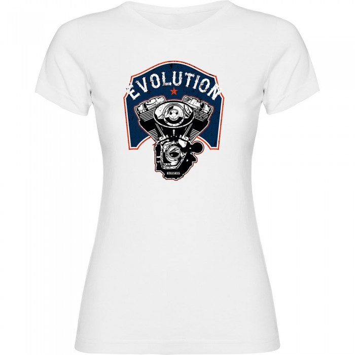 [해외]KRUSKIS Evolution Engine 반팔 티셔츠 9141047961 White