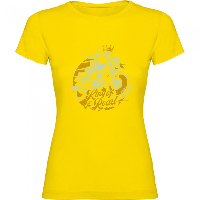 [해외]KRUSKIS King Of The 로드 반팔 티셔츠 9141048137 Yellow