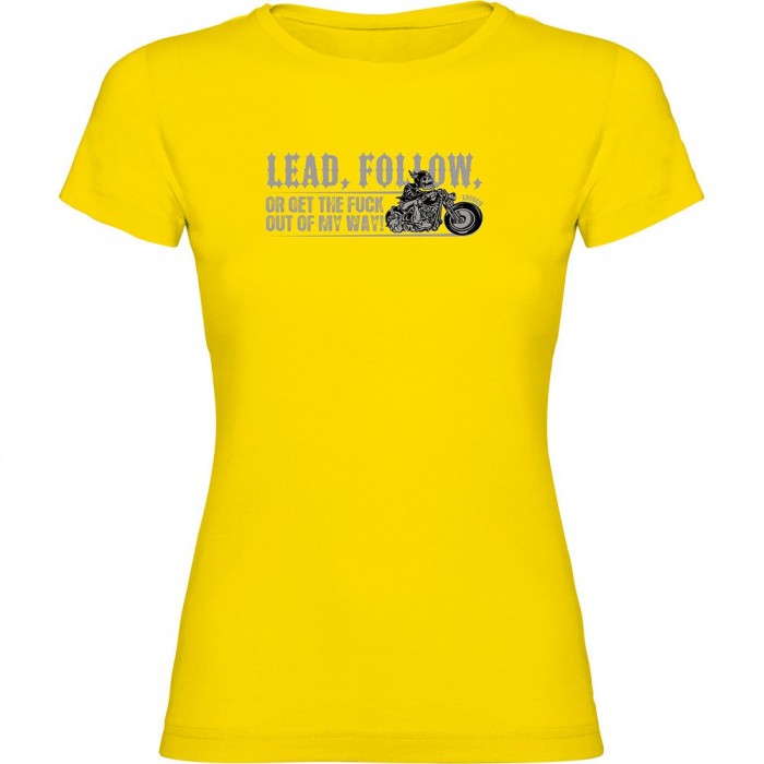[해외]KRUSKIS Lead Follow 반팔 티셔츠 9141048224 Yellow