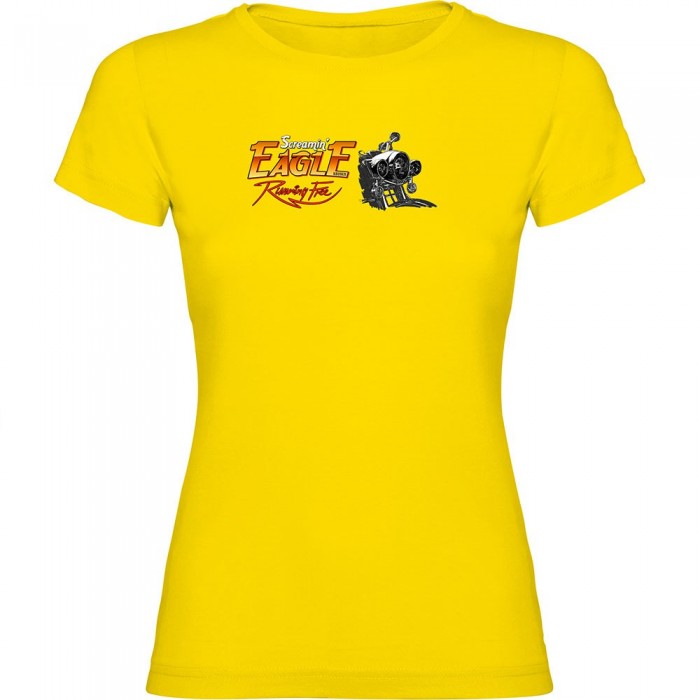 [해외]KRUSKIS Screamin Eagle 반팔 티셔츠 9141048485 Yellow