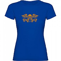 [해외]KRUSKIS Skull Wings 반팔 티셔츠 9141048510 Royal Blue