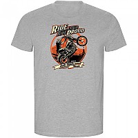 [해외]KRUSKIS Ride Loud ECO 반팔 티셔츠 9141155736 Heather Grey