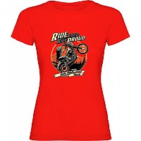 [해외]KRUSKIS Ride Loud 반팔 티셔츠 9141155749 Red