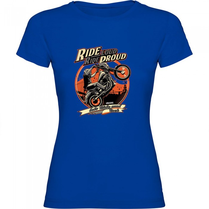 [해외]KRUSKIS Ride Loud 반팔 티셔츠 9141155751 Royal Blue