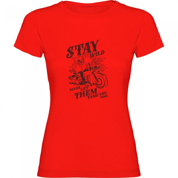 [해외]KRUSKIS Stay Wild 반팔 티셔츠 9141155894 Red