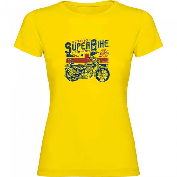 [해외]KRUSKIS Super Bike 반팔 티셔츠 9141155986 Yellow