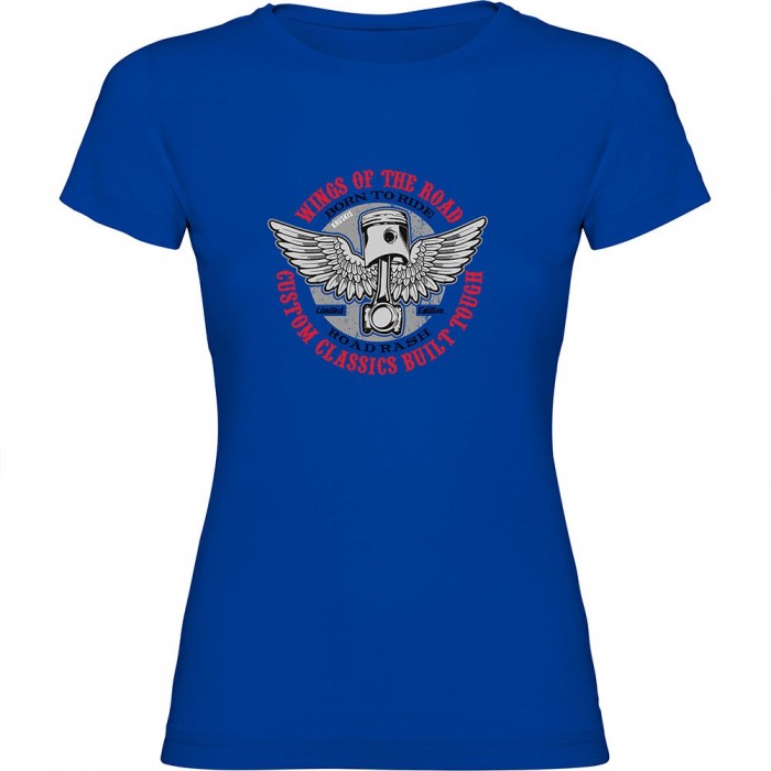 [해외]KRUSKIS Wings Of 로드 반팔 티셔츠 9141156069 Royal Blue