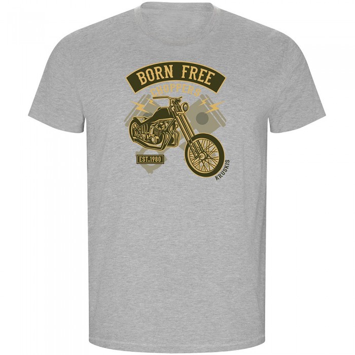 [해외]KRUSKIS Born Free 반팔 티셔츠 9141215762 Heather Grey