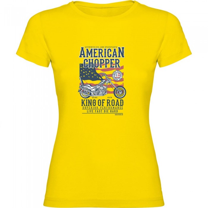 [해외]KRUSKIS Die Hard 반팔 티셔츠 9141215799 Yellow