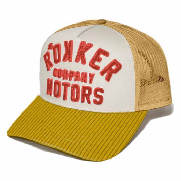 [해외]ROKKER Motors Cord 모자 9141087218 Yellow / White