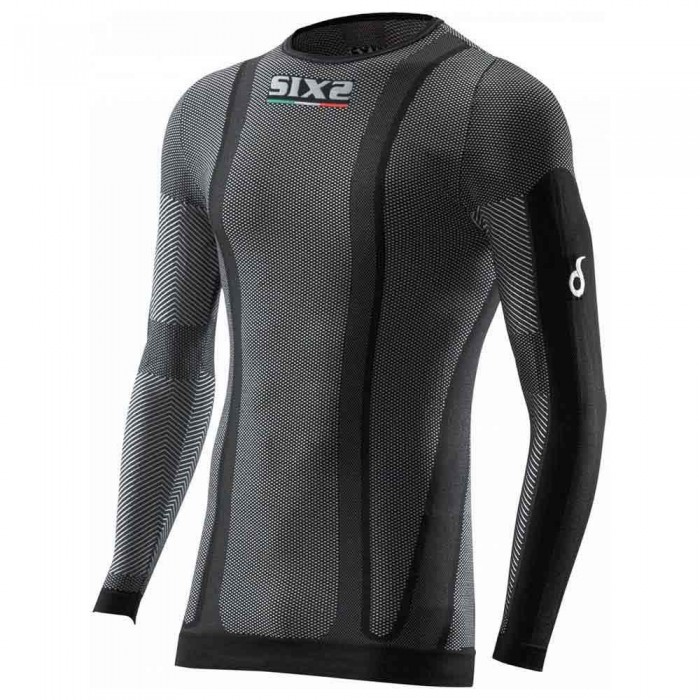 [해외]SIXS TOS2 compression 긴팔 베이스 레이어 9141177013 Black Carbon