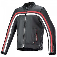 [해외]알파인스타 Dyno 가죽 자켓 9140721487 Black / Ruby / Red / Ecru