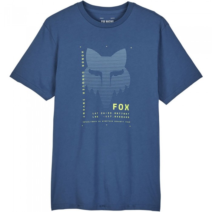 [해외]FOX RACING LFS Dispute Prem 반팔 티셔츠 9141215075 Indigo