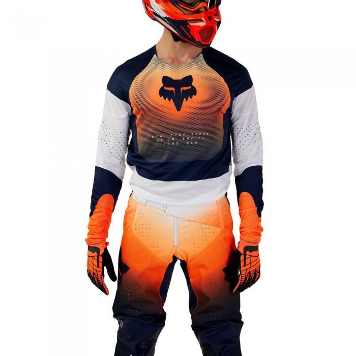 [해외]FOX RACING MX 360 Revise 긴팔 티셔츠 9141212389 Navy / Orange