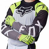 [해외]FOX RACING MX Airline 센서y 긴팔 티셔츠 9141212408 Fluor Yellow